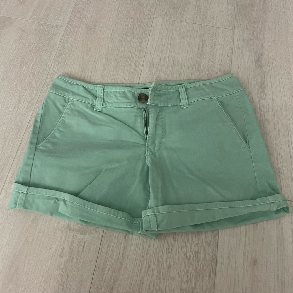 American Eagle Outfitters Light Green Women's Shorts
